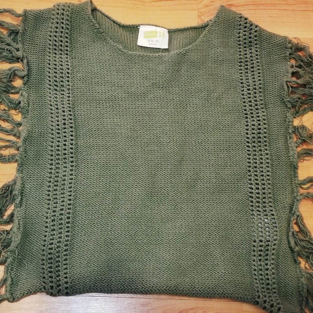 Olive- Knit Sweater Vest
